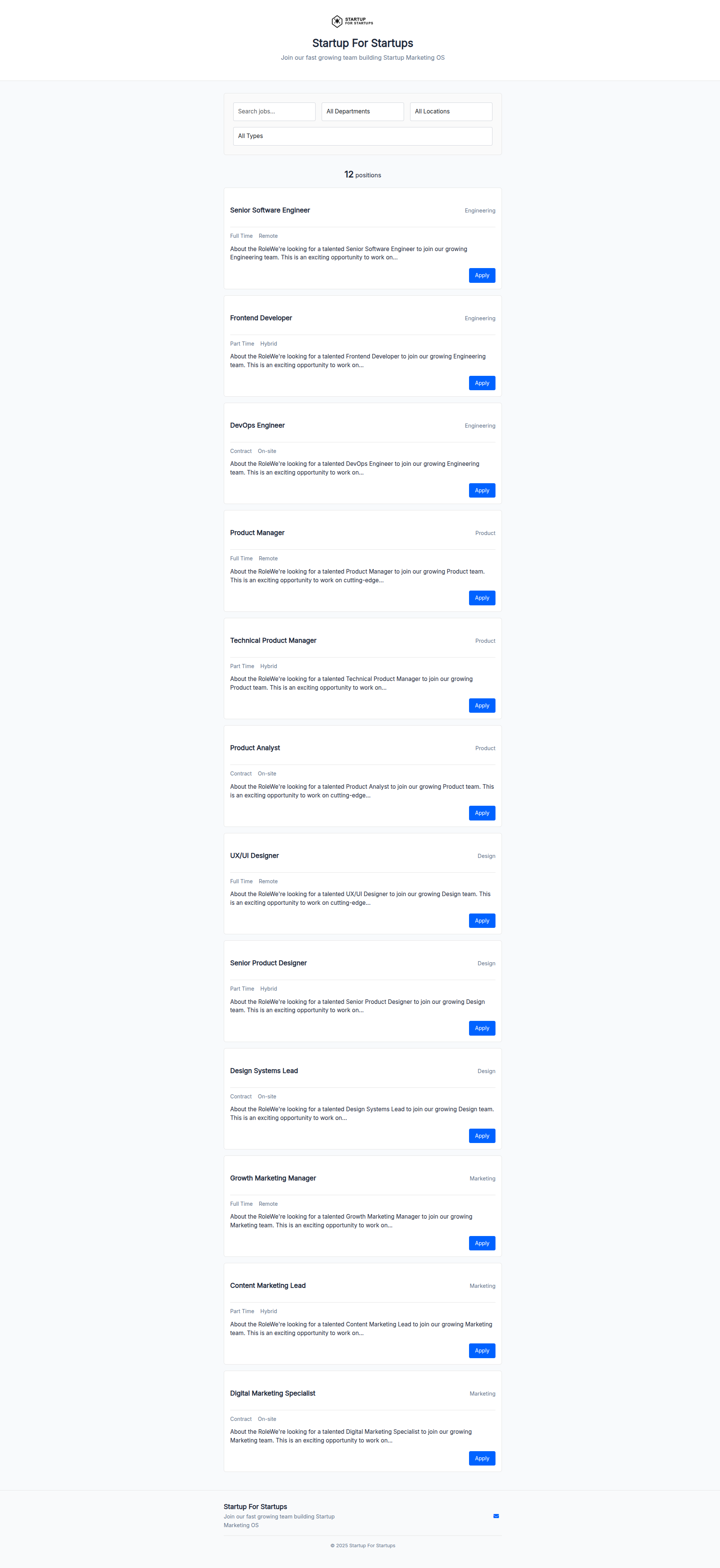 Minimal theme